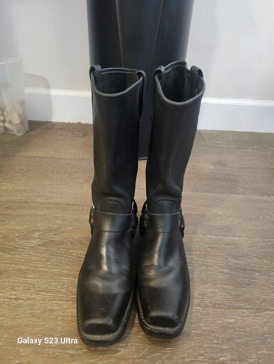 Frye Shoes - Frye Harness Boot- Black Size 8.5